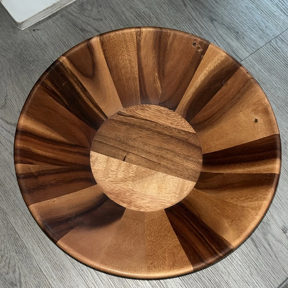 Vagabond House TRIBECA WOOD SALAD BOWL